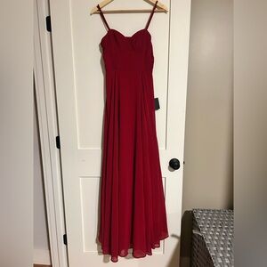 Lulu's Ruby Red Dress